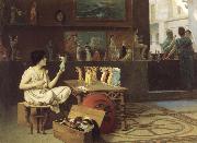 Jean-Leon Gerome Painting Breathes Life Into Sculpture oil painting
